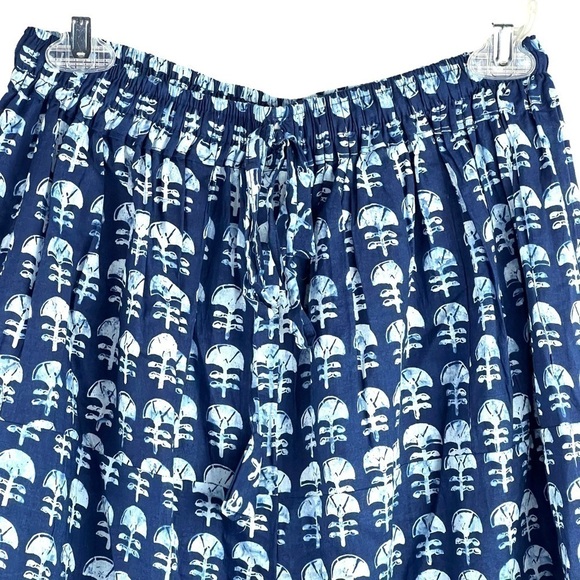 NEW- Extra Wide Leg Tribal Print Relax Fit Harem Jogger Palazzo Pajama Pants - Picture 3 of 6